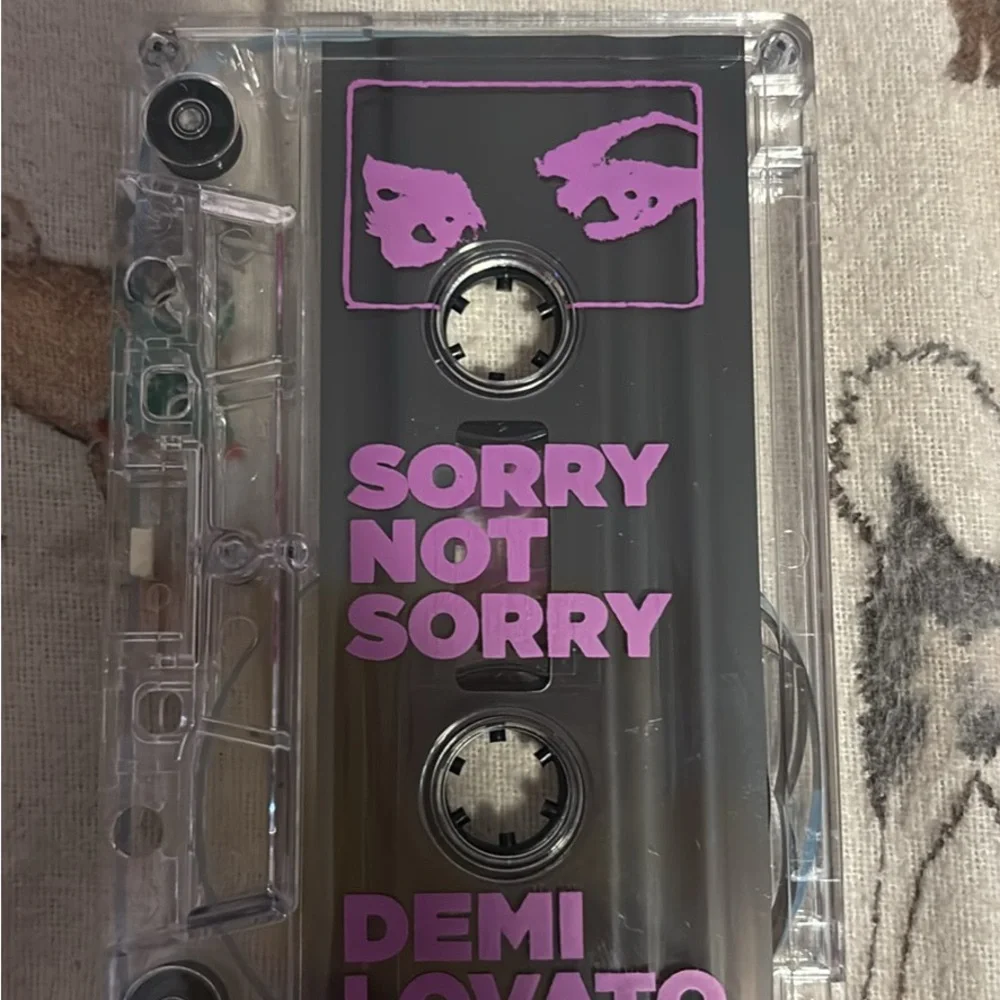 Demi Lovato Sorry Not Sorry Pink Poster